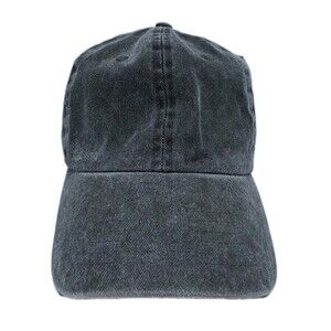 Gray Basic Hat Cap Strapback Grey Distressed Newhattan Dad Baseball Charcoal